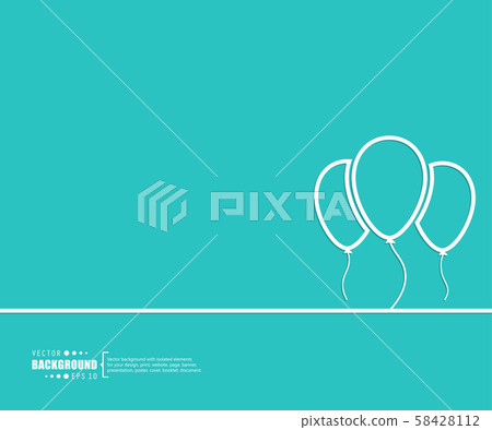 Abstract creative concept vector line draw background for web, mobile app, illustration template 58428112