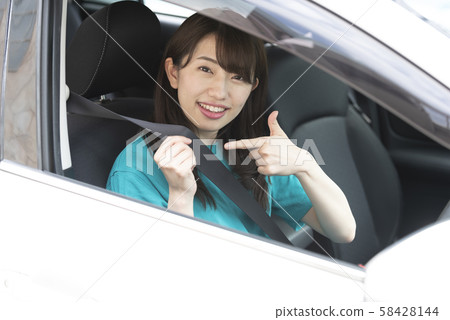 Seat belt safety life protection female driver Seat belt safety life protection female driver 58428144