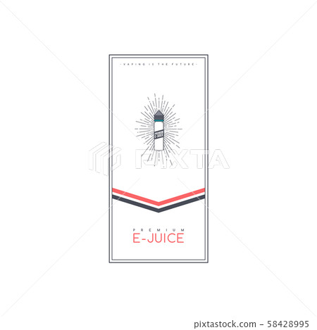 vaporizer electric cigarette smoke theme flyer 58428995