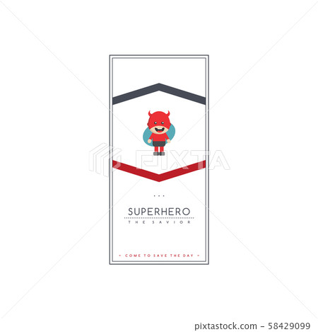 little superhero kid boy cartoon savior vector little superhero kid boy cartoon savior vector 58429099