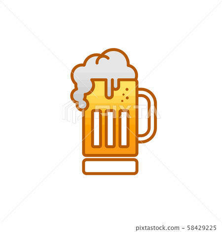 cold glass of beer october fest vector cold glass of beer october fest vector 58429225