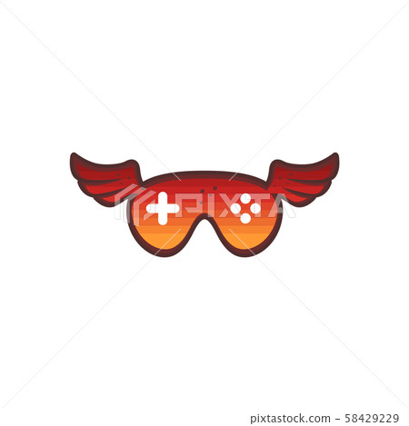 red wing game console theme logo icon sign red wing game console theme logo icon sign 58429229