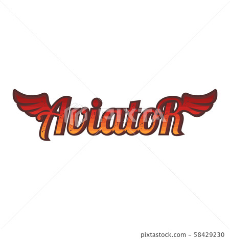 aviator logo sign icon theme red wing aviator logo sign icon theme red wing 58429230