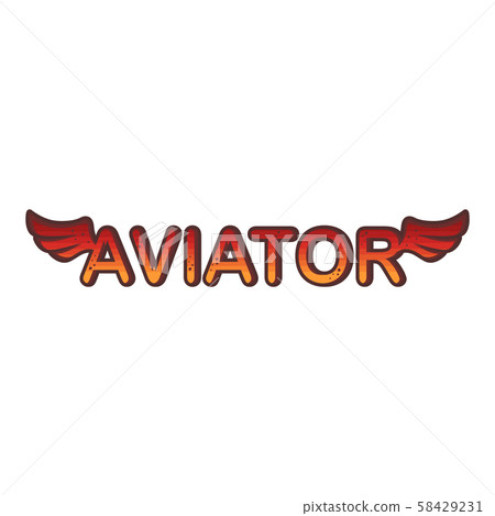 aviator logo sign icon theme red wing aviator logo sign icon theme red wing 58429231