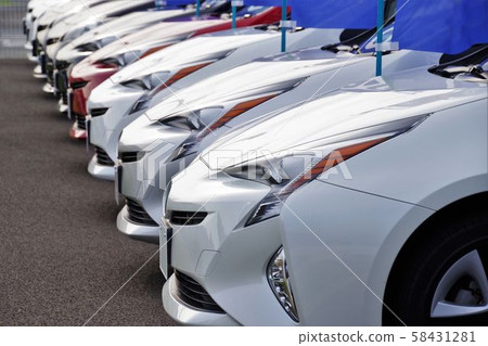 Prius lined with car image dealers 58431281