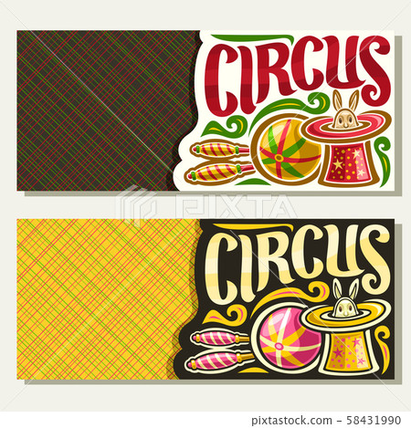 Vector banners for Circus Vector banners for Circus 58431990