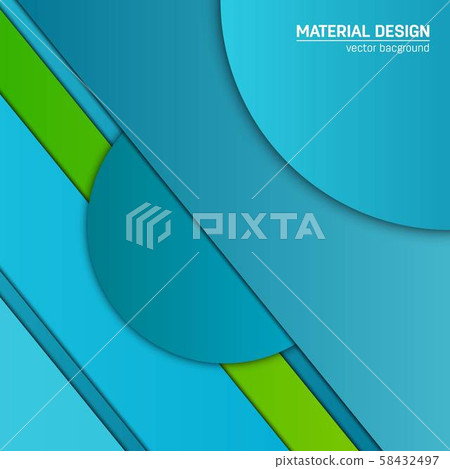 Vector material design background. Abstract creative concept layout template. For web and mobile app Vector material design background. Abstract creative concept layout template. For web and mobile app 58432497