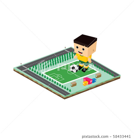 soccer league player cartoon vector artwork soccer league player cartoon vector artwork 58433441