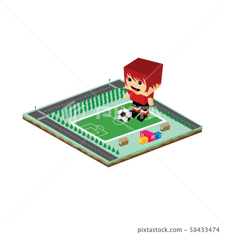 soccer league player cartoon vector artwork soccer league player cartoon vector artwork 58433474