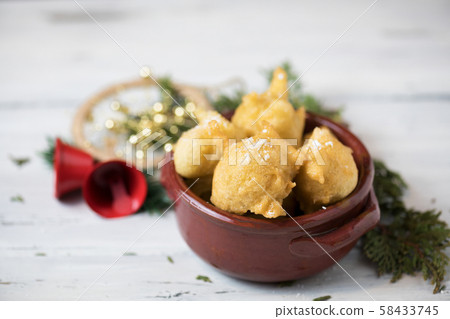 Close up of a Traditional Christmas Italian Food 58433745