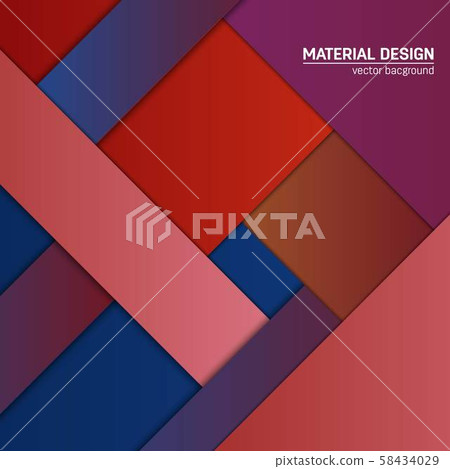Vector material design background. Abstract creative concept layout template. For web and mobile app Vector material design background. Abstract creative concept layout template. For web and mobile app 58434029