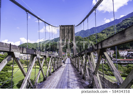 (Nagano) Nationally designated important cultural property, Momosuke Bridge 58434358