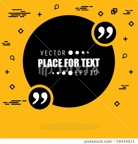 Abstract concept vector empty speech square... - Stock Illustration ...
