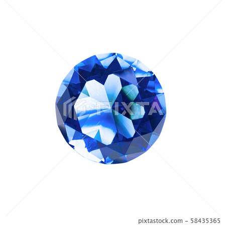 Group beautiful diamond at blue red yellow and clear on isolated black background 58435365