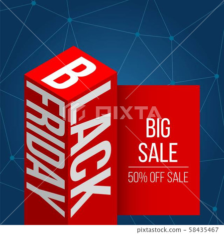 Abstract vector black friday sale layout background. For art template design, list, page, mockup 58435467