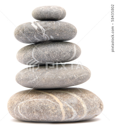 balancing pebble tower 58435802