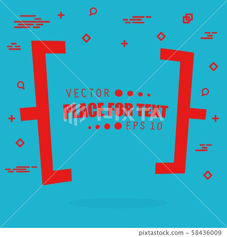 Abstract concept vector empty speech square... - Stock Illustration ...