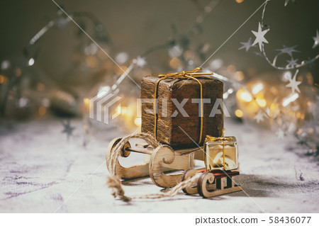 Christmas toys sled 58436077