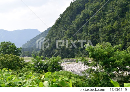 新潟縣魚原川川原 新潟縣魚原川川原 58436249