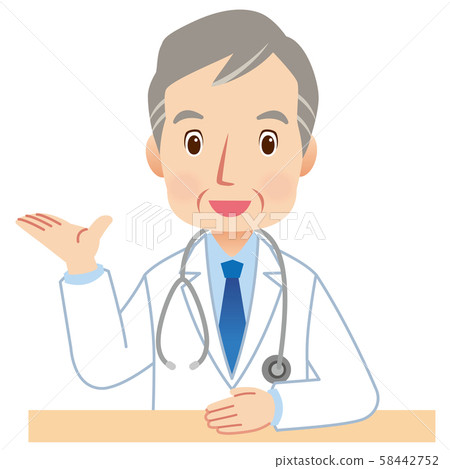 Doctor to introduce - Stock Illustration [58442752] - PIXTA