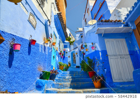 Morocco Blue Town Chefchaouen 58442918