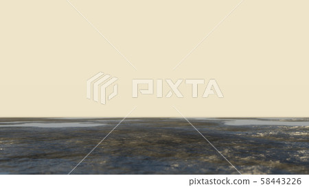 Abstract background. Ground with water against the sky 58443226