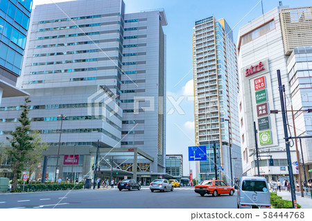 Station front view Meguro station east exit 58444768