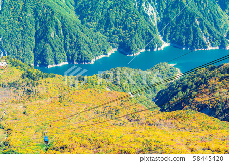 秋天的代官峰，風景優美，可從代官峰俯瞰黑部平[富山縣] 58445420