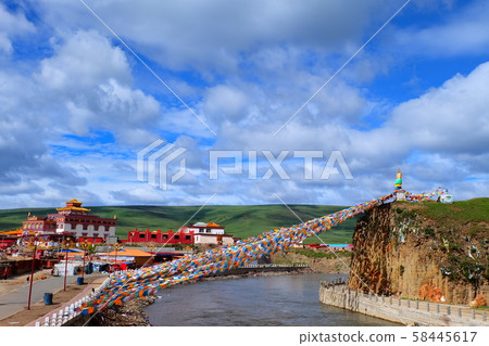 East Tibet Achengar Landscape Yarchen Gar in Tibet 58445617