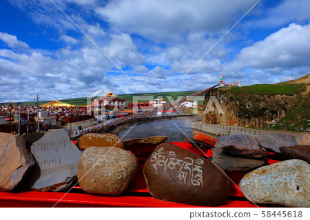 East Tibet Sub-blue Achengar Yarchen Gar in Tibet East Tibet Sub-blue Achengar Yarchen Gar in Tibet 58445618