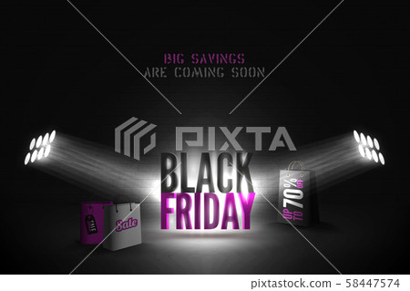Black friday 70 percent sale vector banner template Black friday 70 percent sale vector banner template 58447574