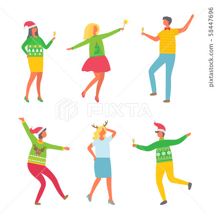 Christmas Party, Xmas Celebration Happy New Year Christmas Party, Xmas Celebration Happy New Year 58447696