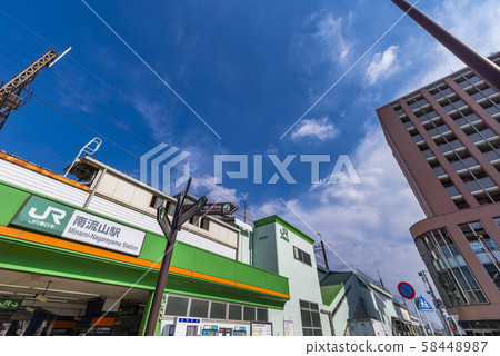 Scenery in front of Minamiryuyama Station 58448987