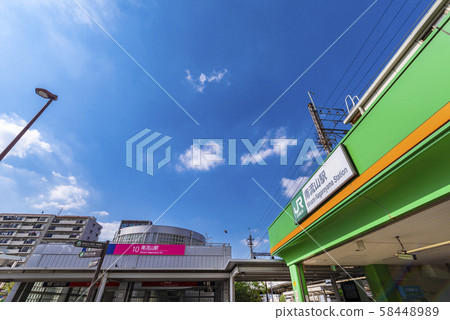 Scenery in front of Minamiryuyama Station 58448989