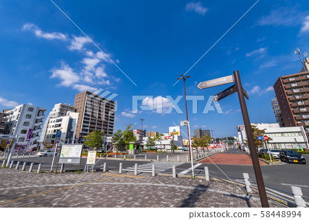 Scenery in front of Minamiryuyama Station Scenery in front of Minamiryuyama Station 58448994