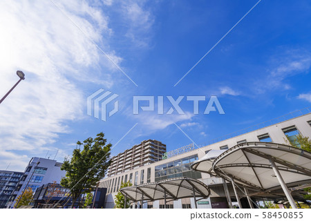 Scenery in front of Koshigaya Laketown Station 58450855