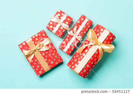 wrapped Christmas or other holiday handmade wrapped Christmas or other holiday handmade 58451127