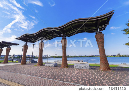 Scenery of Koshigaya Lake Town 58451810
