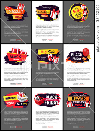 Best Black Friday, Web Pages with Text Sample 58452103