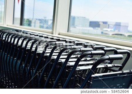 Airport cart storage Airport cart storage 58452604
