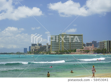 Hawaii · Waikiki · Beach 58453041
