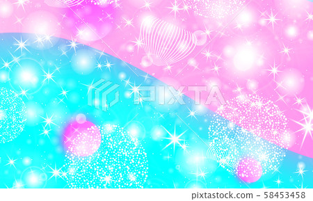 Fairy background. Unicorn pattern. Fairy background. Unicorn pattern. 58453458