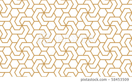 The geometric pattern with lines. Seamless 58453509