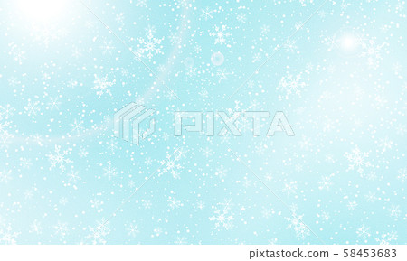 Falling snow background. Vector illustration 58453683