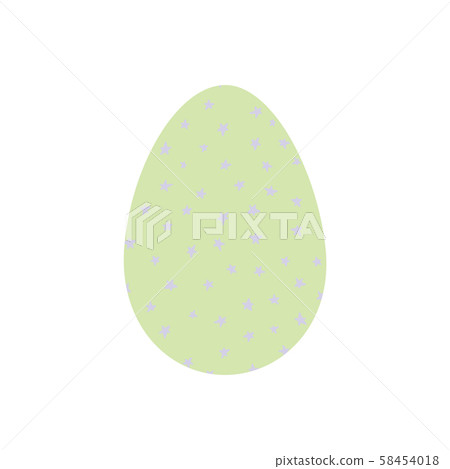 Easter eggs for holiday celebration card template 58454018