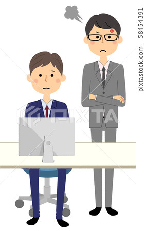 商業場景老闆和下屬 58454391