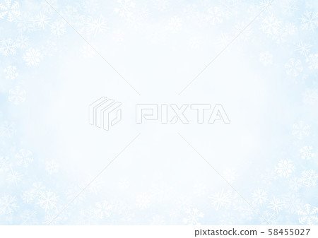 Snow background material - Stock Illustration [58455027] - PIXTA