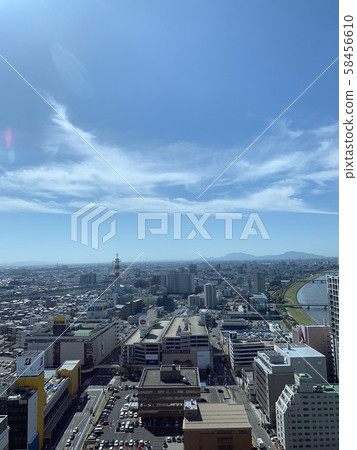 新潟市中心的市區 新潟市中心的市區 58456610