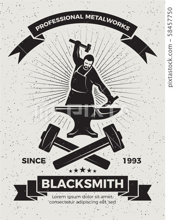 Vintage poster for old forge 58457750