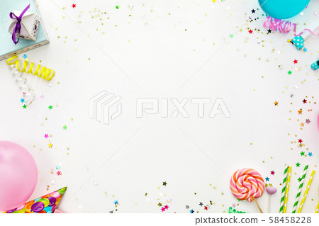 Birthday party background. Birthday party background. 58458228